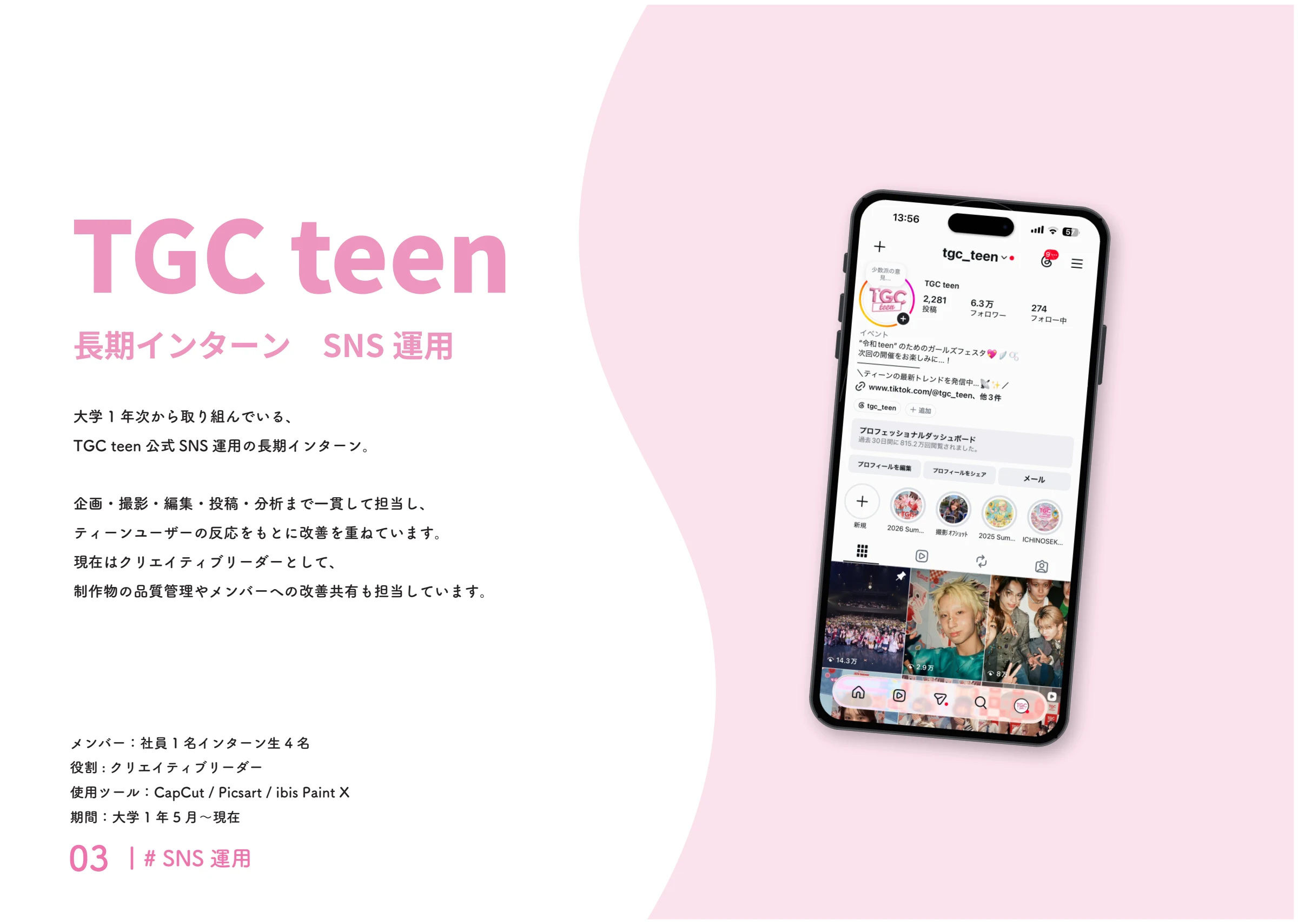 TGC teen / プロジェクト概要